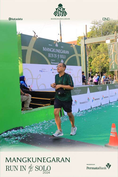 Race photo from Mangkunegaran Run 2024