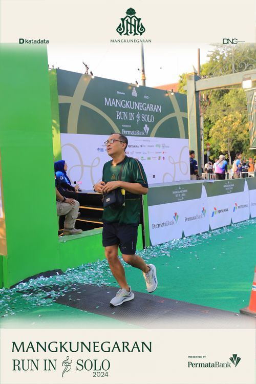 Race photo from Mangkunegaran Run 2024