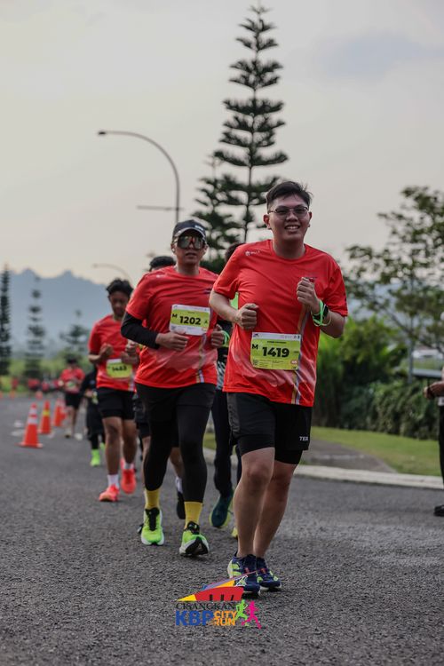 Race photo from CISANGKAN KBP CITY RUN 2025