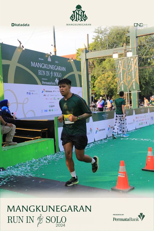 Race photo from Mangkunegaran Run 2024