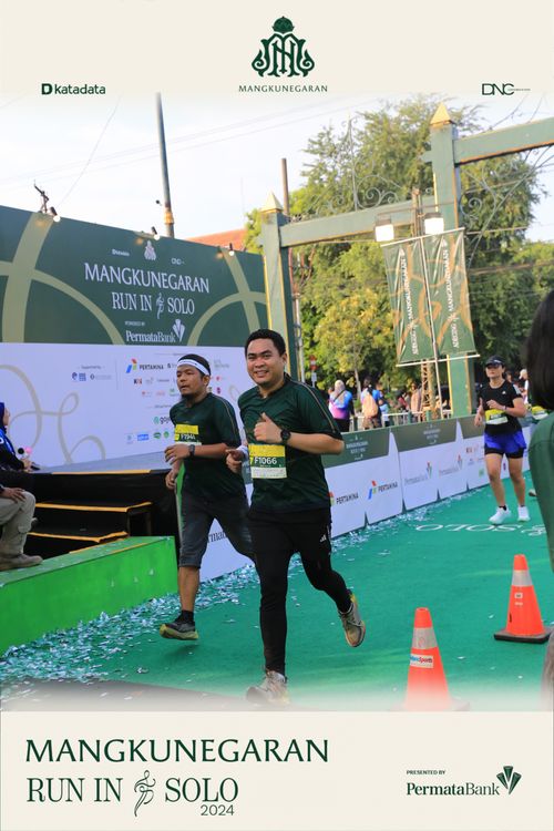 Race photo from Mangkunegaran Run 2024