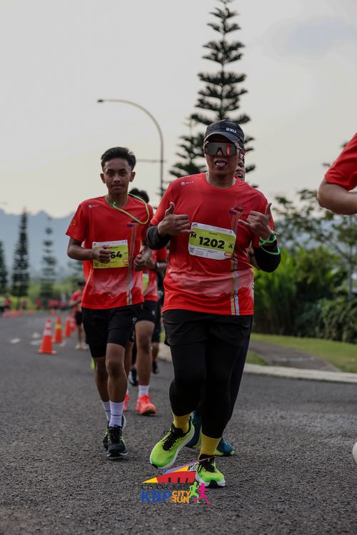 Race photo from CISANGKAN KBP CITY RUN 2025