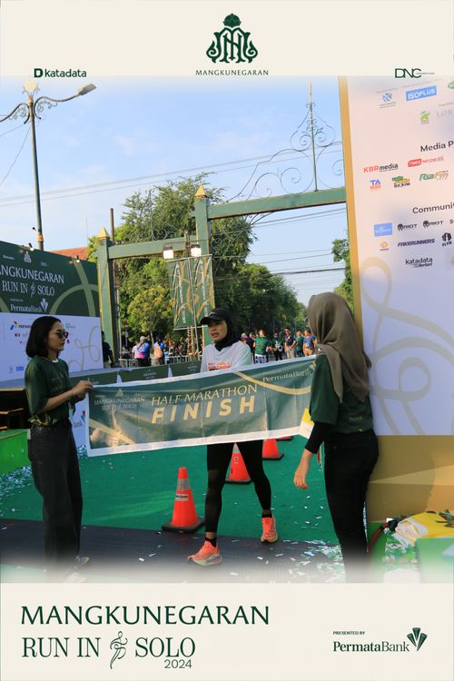 Race photo from Mangkunegaran Run 2024
