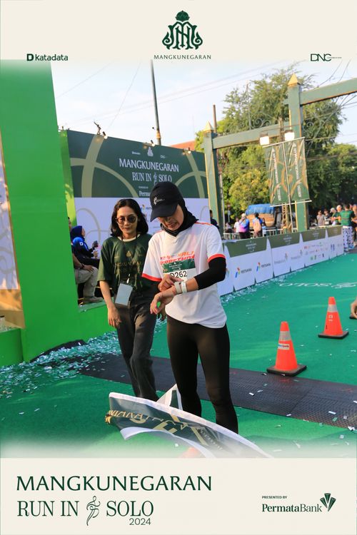 Race photo from Mangkunegaran Run 2024