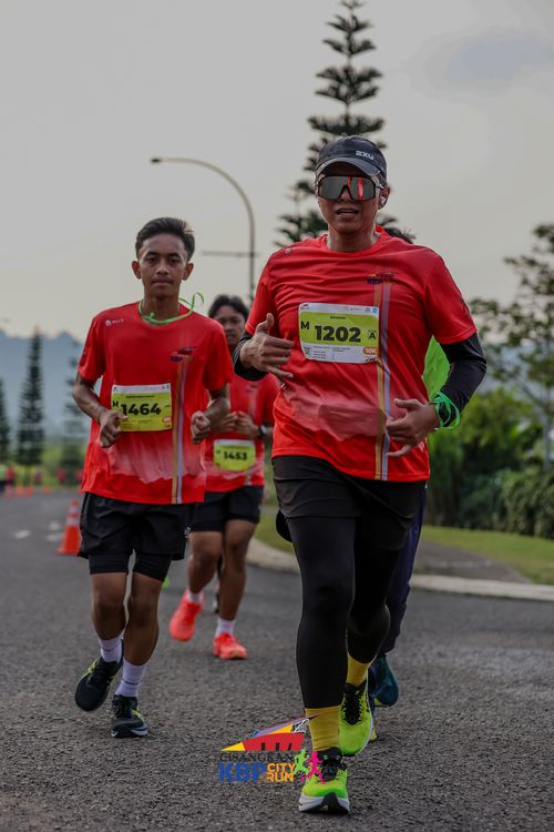 Race photo from CISANGKAN KBP CITY RUN 2025