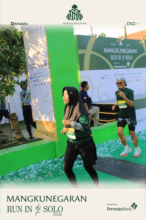 Race photo from Mangkunegaran Run 2024