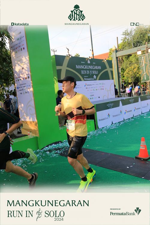 Race photo from Mangkunegaran Run 2024