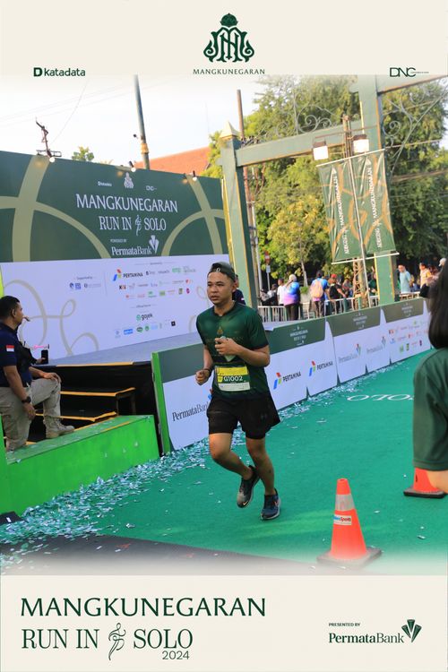 Race photo from Mangkunegaran Run 2024