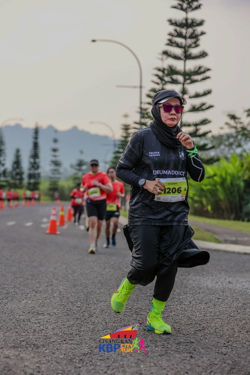 Race photo from CISANGKAN KBP CITY RUN 2025