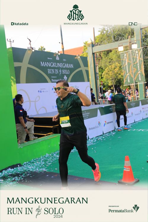Race photo from Mangkunegaran Run 2024