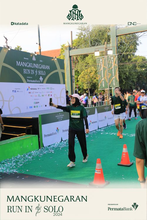 Race photo from Mangkunegaran Run 2024