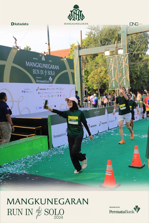 Race photo from Mangkunegaran Run 2024