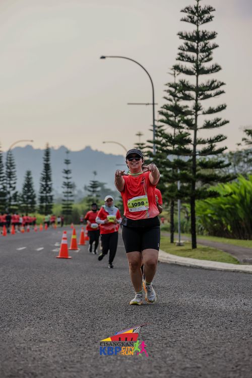 Race photo from CISANGKAN KBP CITY RUN 2025