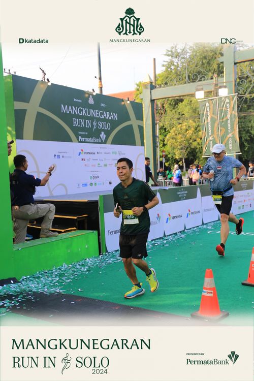 Race photo from Mangkunegaran Run 2024