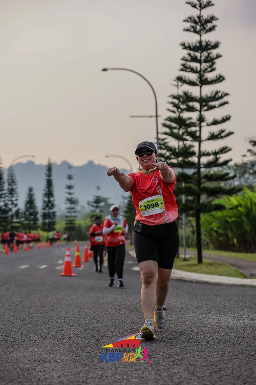Race photo from CISANGKAN KBP CITY RUN 2025