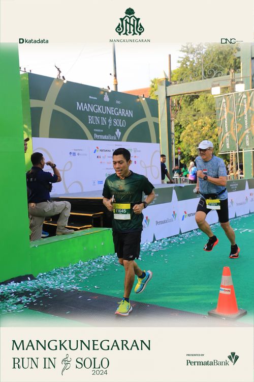Race photo from Mangkunegaran Run 2024