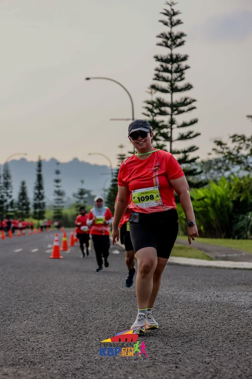 Race photo from CISANGKAN KBP CITY RUN 2025