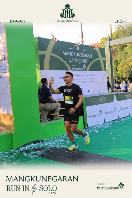 Race photo from Mangkunegaran Run 2024