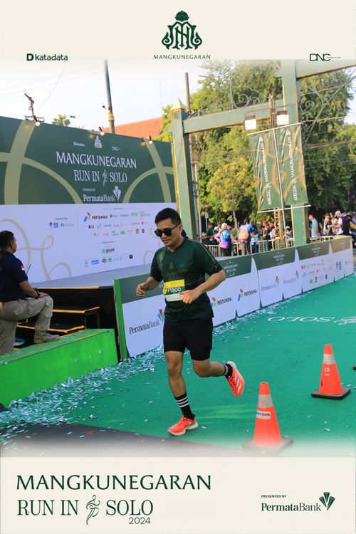 Race photo from Mangkunegaran Run 2024