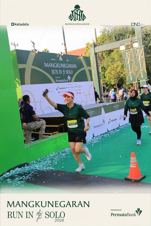 Race photo from Mangkunegaran Run 2024
