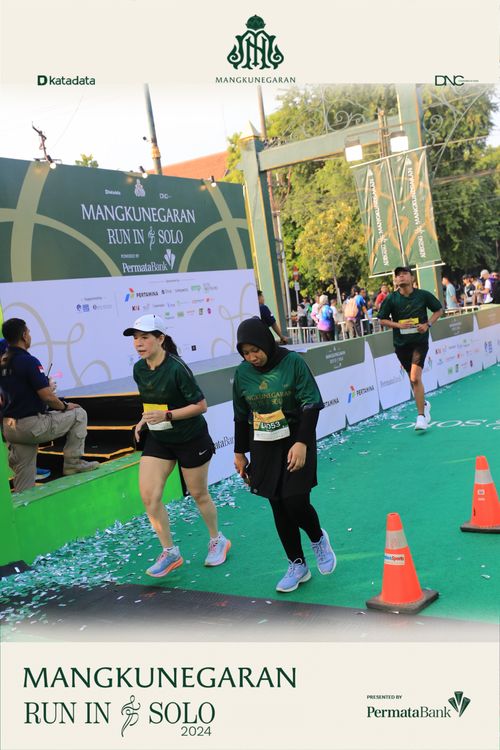 Race photo from Mangkunegaran Run 2024