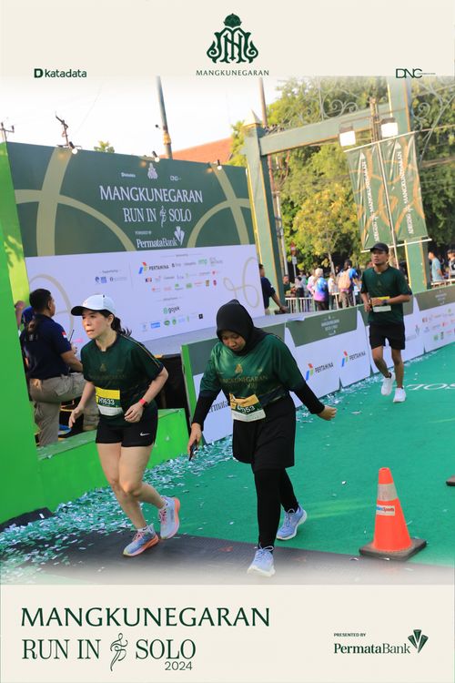 Race photo from Mangkunegaran Run 2024