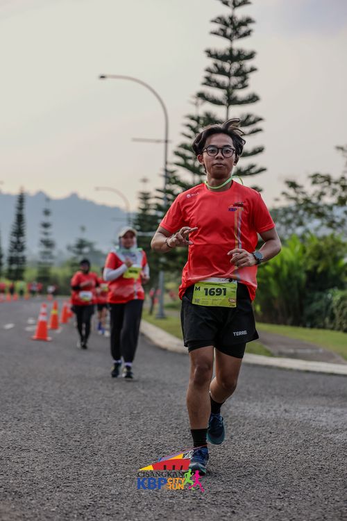 Race photo from CISANGKAN KBP CITY RUN 2025
