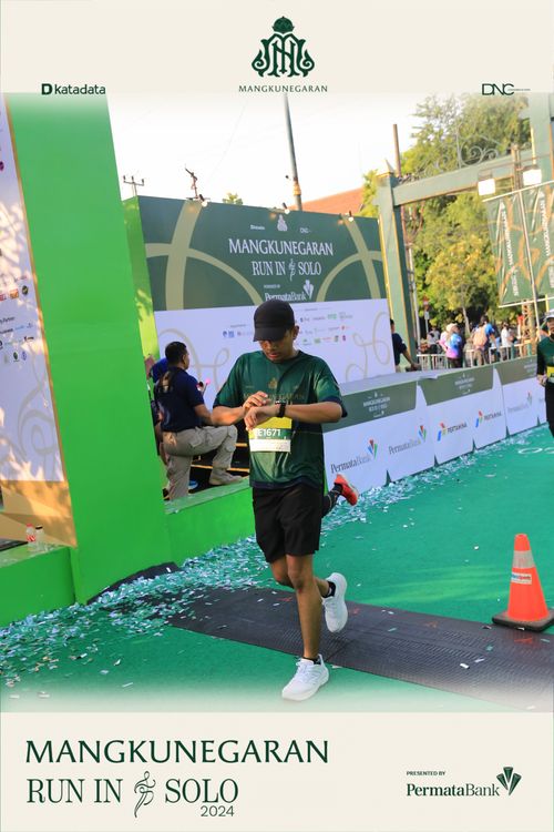 Race photo from Mangkunegaran Run 2024