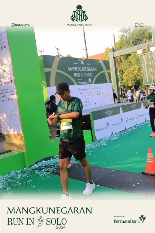 Race photo from Mangkunegaran Run 2024