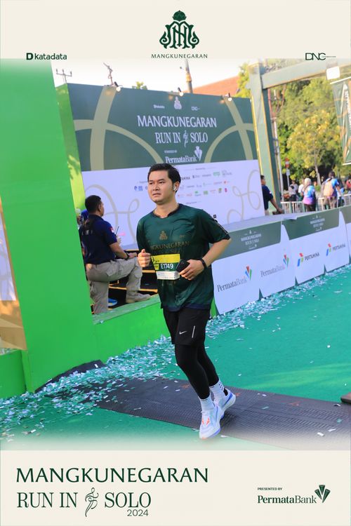Race photo from Mangkunegaran Run 2024