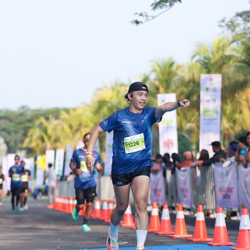 Race photo from BOGORUN 2026