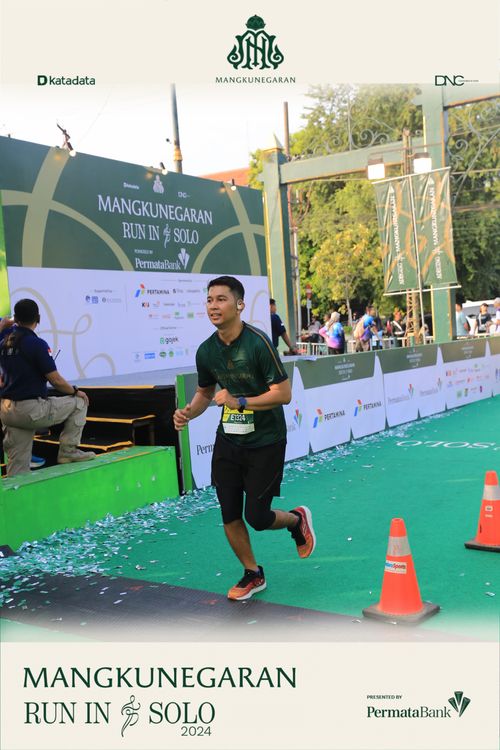Race photo from Mangkunegaran Run 2024