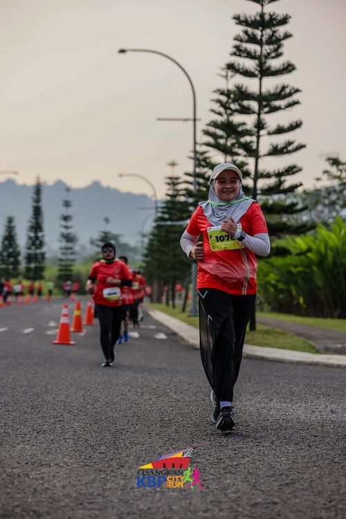 Race photo from CISANGKAN KBP CITY RUN 2025