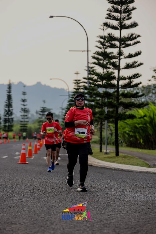 Race photo from CISANGKAN KBP CITY RUN 2025