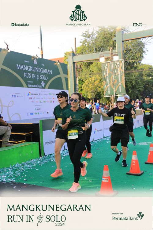 Race photo from Mangkunegaran Run 2024