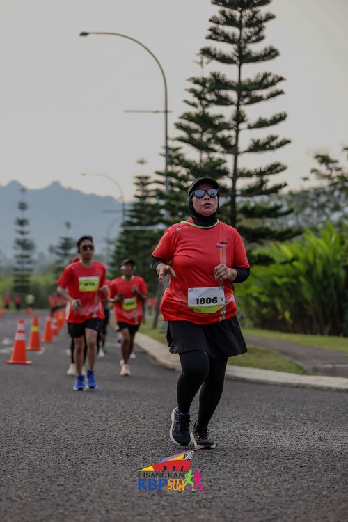 Race photo from CISANGKAN KBP CITY RUN 2025