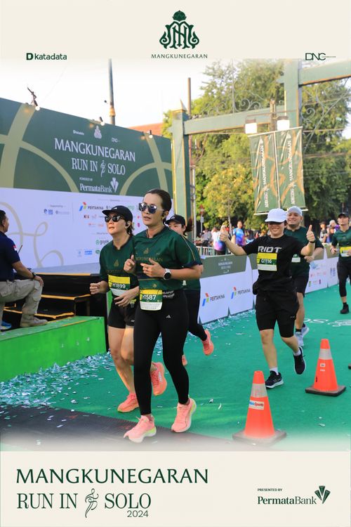 Race photo from Mangkunegaran Run 2024
