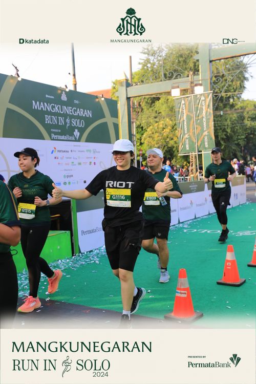 Race photo from Mangkunegaran Run 2024