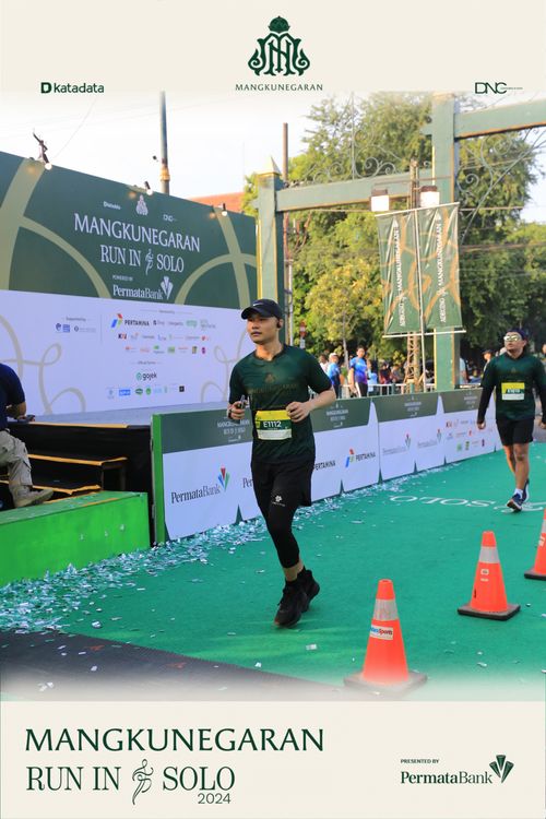 Race photo from Mangkunegaran Run 2024