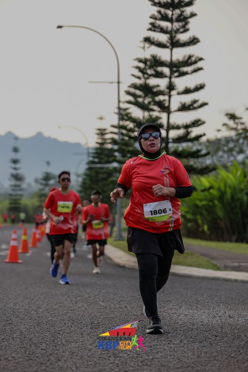 Race photo from CISANGKAN KBP CITY RUN 2025