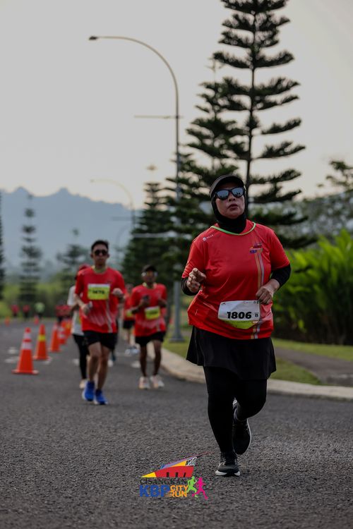 Race photo from CISANGKAN KBP CITY RUN 2025