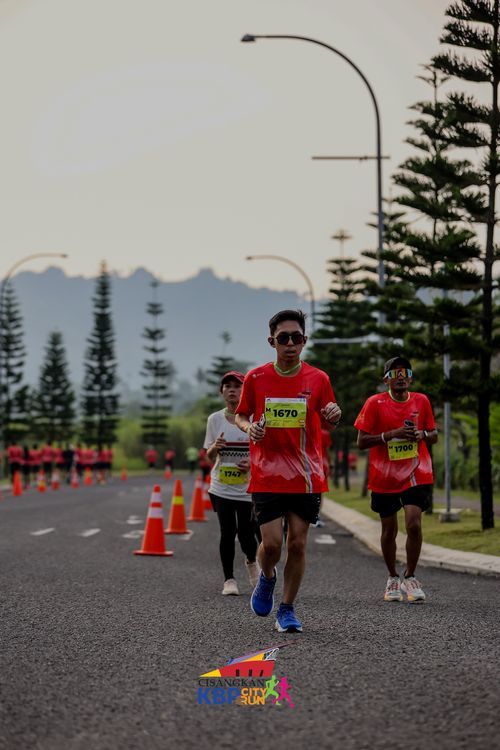 Race photo from CISANGKAN KBP CITY RUN 2025