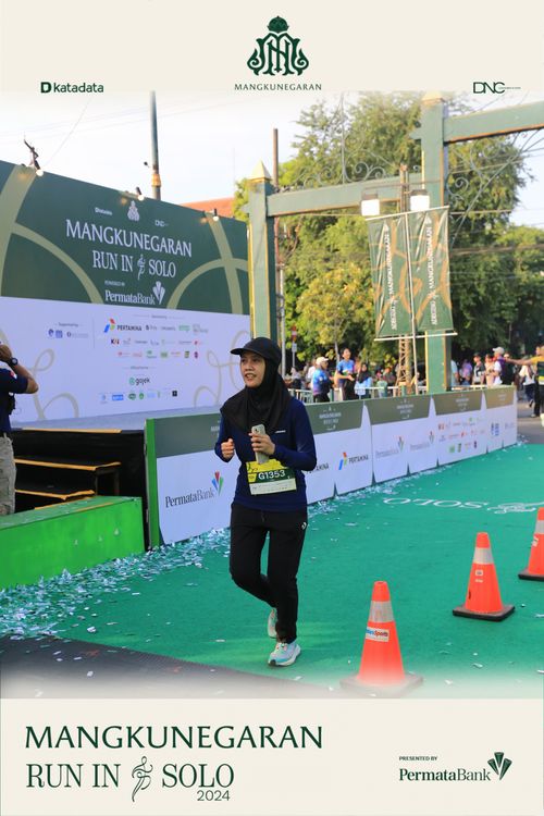 Race photo from Mangkunegaran Run 2024