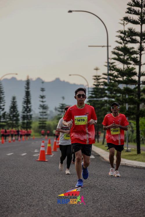 Race photo from CISANGKAN KBP CITY RUN 2025