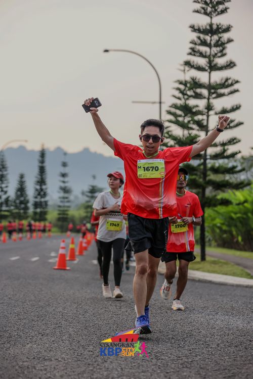 Race photo from CISANGKAN KBP CITY RUN 2025