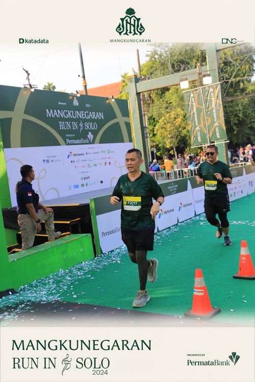 Race photo from Mangkunegaran Run 2024