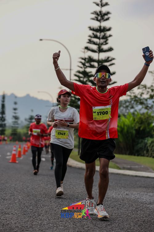 Race photo from CISANGKAN KBP CITY RUN 2025