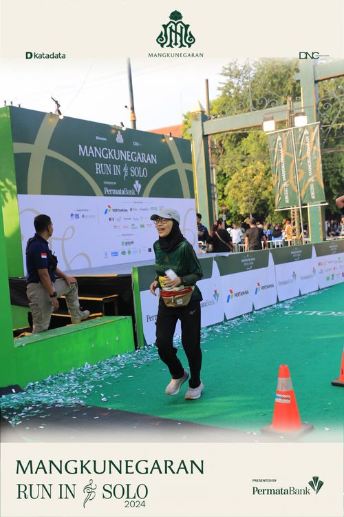 Race photo from Mangkunegaran Run 2024