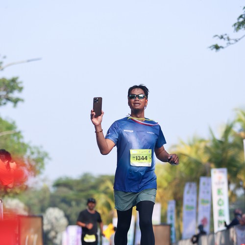 Race photo from BOGORUN 2026