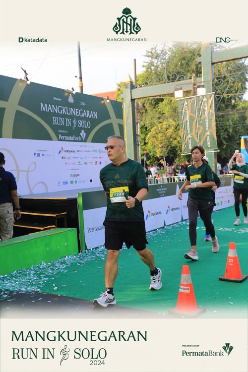 Race photo from Mangkunegaran Run 2024